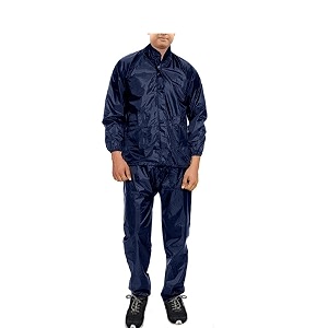 Rain Suit Man s Boys Solid Blue