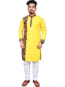 Rainbow Cloths Men Kurta Pyjama Set