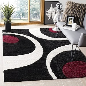 Rainbow Collection Fur Rectangular Rugs And Carpet