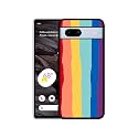 Rainbow Design Premium 2D Printed Metal Back
