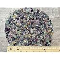 Rainbow Fluorite Chips – Natural Mini Rainbow Fluorite Stones, Crushed Undrilled Rainbow Fluorite, Semi-Tumbled Genuine Rainbow Fluorite (1/8 lb)