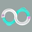 RAINBOW RIDERS Infinity Loop for Kids 8 Shape Infinite Loop Interaction Balancing Track Toy Creative Track with 2 Bouncing Balls for Boys Girls 2 Years Best Hand Eye Coordination Developing Game WG