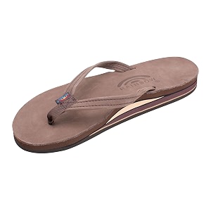 Rainbow Sandals Womens Double Layer Narrow Strap