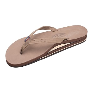 Rainbow Sandals Womens Double Layer Narrow Strap