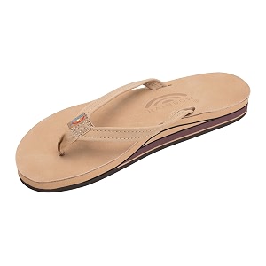 Rainbow Sandals Womens Double Layer Narrow Strap