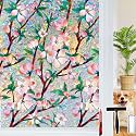 Rainbow Window Privacy Film Decorative Window Sticker, 3D Static Stained Glass Cling Tint for Home Heat Control Non-Adhesive, 35.4 x 78.7 inches