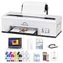 RAINBOWDGT R1390 A3 DTF Printer Bundle: T-Shirt Machine with DTF Laptop