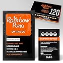 RainbowPana 120 Count Flushable Wipes for Men: ON-THE-GO, Individually Wrapped | Butt Wipes, Travel Wipes | Lightly Scented - Vitamin C, E, Aloe, Plant Extract