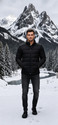 Raindown Men Solid Puffer Jacket