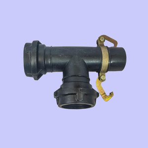 rainmark heavy duty t-type quick coupling connector with metal locking clamps - 4 hose connector