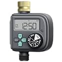 RAINPOINT Sprinkler Timer with 3 Different Programs, Waterproof Hose Timer Brass Inlet with Rain Delay/Manual/Automatic Irrigation System, 1 Outlet
