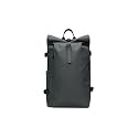 RAINS Rolltop Rucksack Large Waterproof Laptop Backpack for Men, Commuter