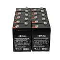 Raion Power RG0645T1 6V 4.5Ah Replacement SLA Emergency Light Battery for McPhilben/Daybright BL930007-10 Pack