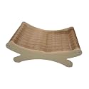 Raised Cat Sofa Bed Indoor Cats Lying Couch Kitten Scratching Bed Plush Lounger Furniture- Polyester