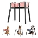 Raised Dog Bowl Stand for Large Dogs, Adjustable Width 7-10.6, 13.7 inch Tall Dog Food Water Stand,Bowl Not Include