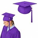 Raj Costume Academic Graduation Gown, Cap &amp; Sash Set or Cap Only for Kids &amp; Adults | Matte Convocation Robe &amp; Hat | School, College &amp; Degree Day Outfit