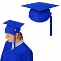 Raj Costume Academic Graduation Gown, Cap &amp; Sash Set or Cap Only for Kids &amp; Adults | Matte Convocation Robe &amp; Hat | School, College &amp; Degree Day Outfit