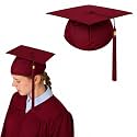 Raj Costume Academic Graduation Gown, Cap &amp; Sash Set or Cap Only for Kids &amp; Adults | Matte Convocation Robe &amp; Hat | School, College &amp; Degree Day Outfit