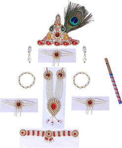 Raj Costumes Krishna Costume Jewellery Set Kids