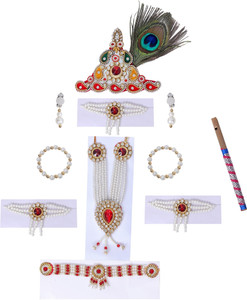 raj costumes krishna costume jewellery set kids costume wear
