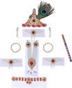 Raj Costumes Krishna Costume Jewellery Set Kids Costume Wear