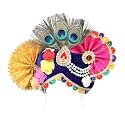 Raj Fancy Dresses Bal Krishna Costume for Kids, Shri Krishna Outfit for Baby Boy &amp; Girl, Janmashtami Fancy Dress Set, Kanha Bal Gopal Costume for School Function