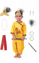 Raj Fancy Dresses Radha and krishna Dress for Kids with Jewellery Accessories for baby Boys Girls Kids Costume Wear