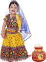Raj Fancy Dresses Radha and krishna Dress for Kids with Jewellery Accessories for baby Boy & Girls Kids Costume Wear
