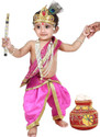 Raj Fancy Dresses Raj Fancy Dresses Krishna Dress for Kids 3 Months, Janmashtami Jewellery Kids Costume Wear