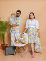 RAJA AND RAYA Printed Family Dress Twinning Set
