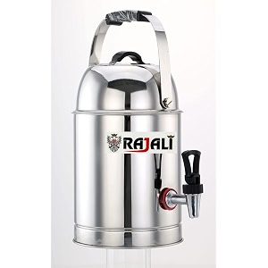 15l stainless steel tea container with tap - eco-friendly hotcold dispenser overnight storage ideal as chai kettle for canteen kitchen or function