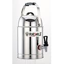 1.5L Stainless Steel Tea Container with Tap - Eco-Friendly Hot/Cold Dispenser, Overnight Storage, Ideal as Chai Kettle for Canteen Kitchen or Function