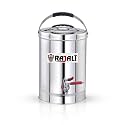 20L Stainless Steel Tea Container with Tap - Eco-Friendly Hot/Cold Dispenser, Overnight Storage, Ideal as Chai Kettle for Canteen Kitchen or Function