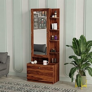 Rajasthali Furniture Wooden Dressing Table with Mirror