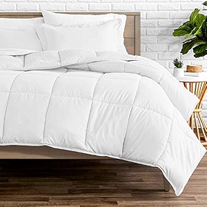 rajasthan crafts soft microfibre comforter blanket lightweight reversible quilt duvet all weather 200 gsm single bed white color