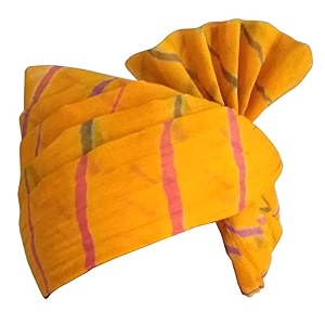rajasthani lehriya cotton fabric multicolor jodhpur bandhani pagri safa and turbanbarati men amp women wedding safa or pagadi for gift