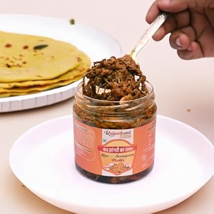 rajasthani swaad kair sangari pickle homemade ker sangri ka achar  marwadi special taste less oil  400 gram jar