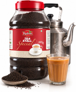 rajbari tea stall special  3 kg  wholesale pack  super saver  ideal for hotel  cafe plain unflavoured tea plastic bottle 3 kg