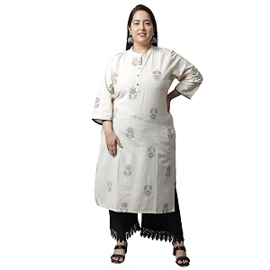 Rajnandini Womens Cotton Regular Fit Jaipuri Printed
