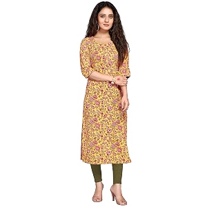Rajnandini Womens Cotton Straight Fit Straight Kurti