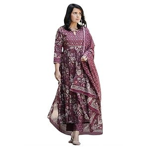 Rajnandini Women Pure Cotton Jaipuri Printed Kurta