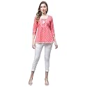 Rajnandini Women39s Pure Cotton Bandhej Print Short