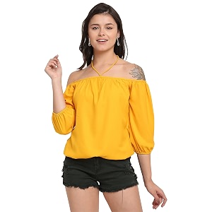 Rajnandini Womens Polyester Regular Fit Top