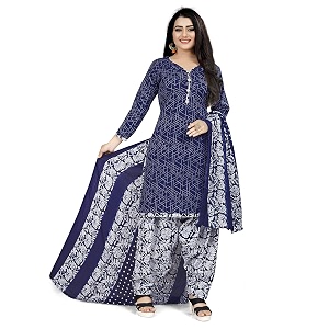 Rajnandini Women Cotton Printed Readymade Salwar Suit