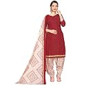 Rajnandini Women Maroon Cotton Printed Ready To