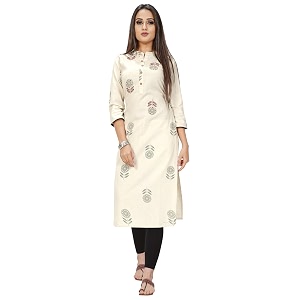 Rajnandini Womens Pure Cotton Relaxed Fit A