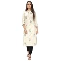 Rajnandini Women39s Pure Cotton Relaxed Fit A