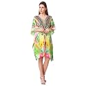 Colorful Digital Print Beach Wear Kaftan and Cover-up/top/Dress