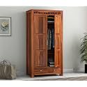 Rajotiya FurnitureSheesham Wood Wardrobe with 2 Drawer