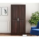 Rajotiya FurnitureSolid Wood 2-Door 5 Shelf Wardrobe